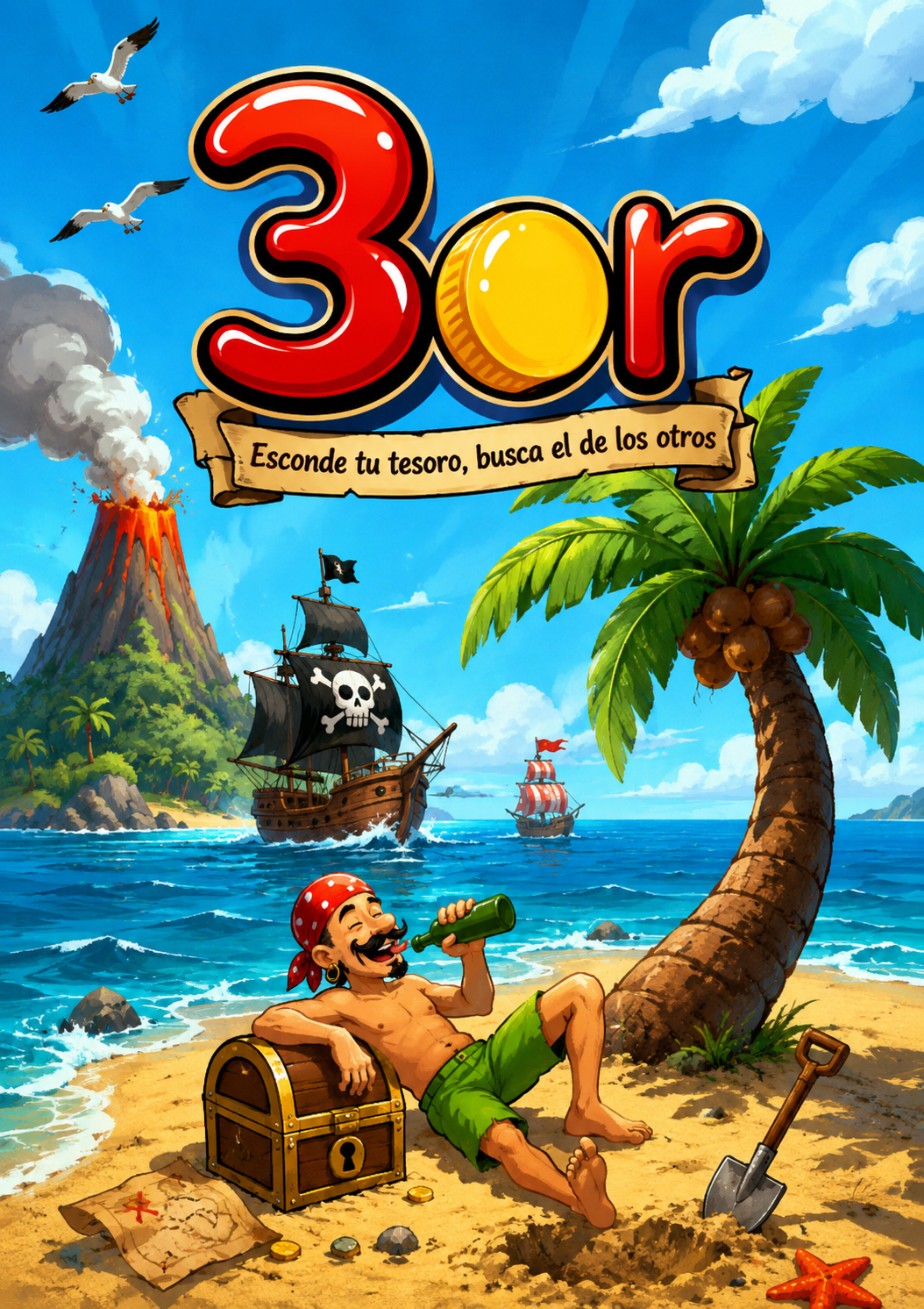 3OR. Esconde tu tesoro, busca el de los otros.