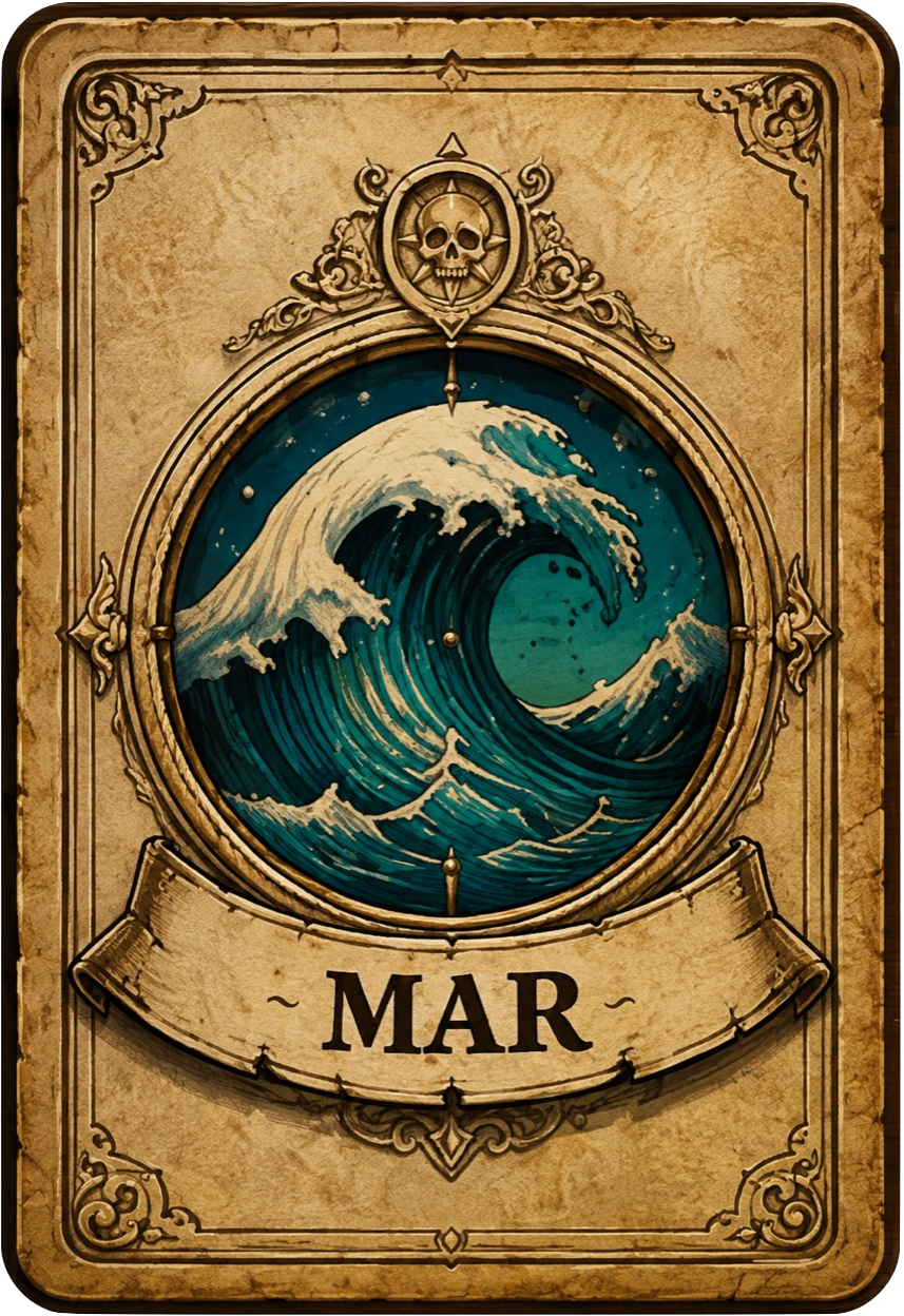 Mazo de cartas de Mar