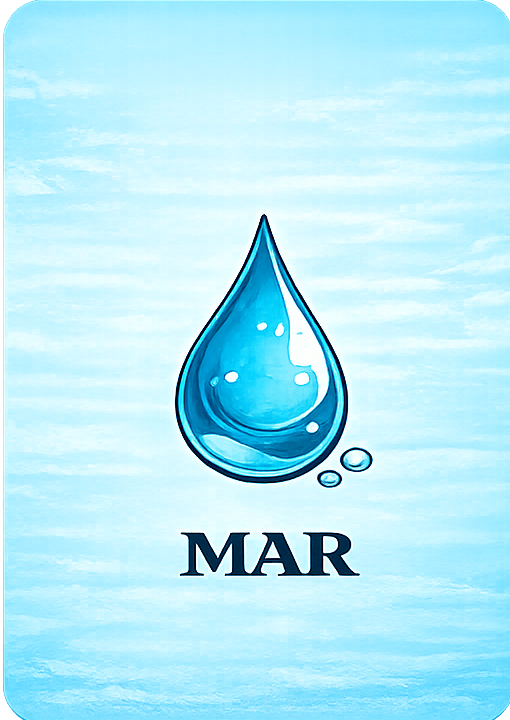 Mazo de cartas de Mar